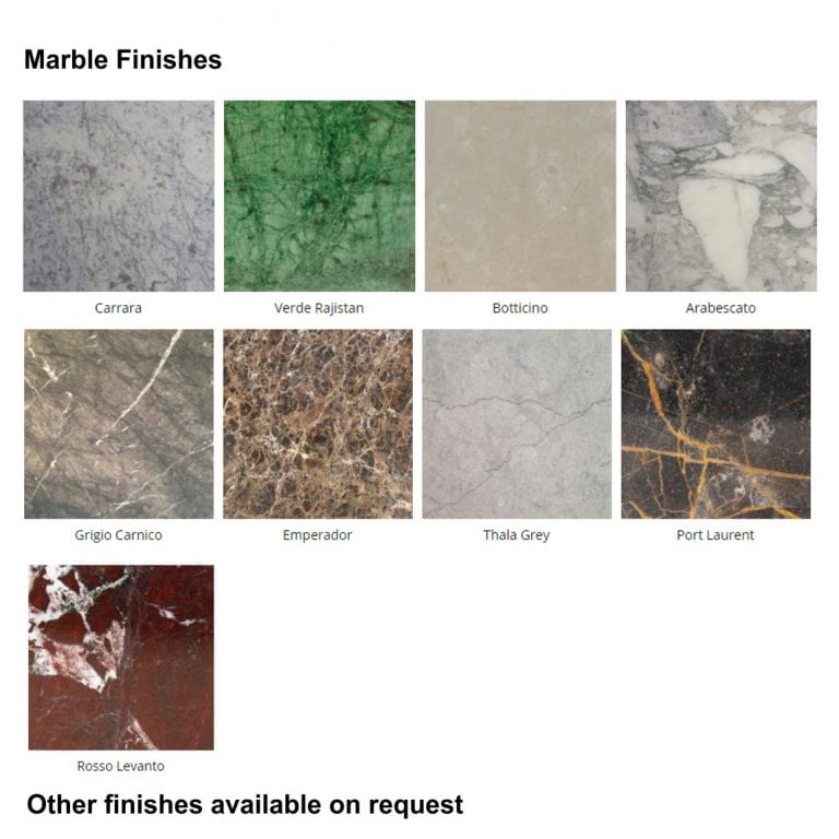 Marble Table Tops - Bourne Furniture