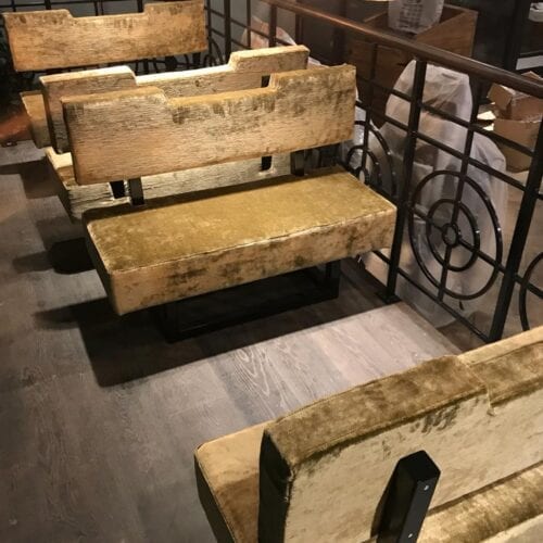 Contract Furniture Bench for restaurant