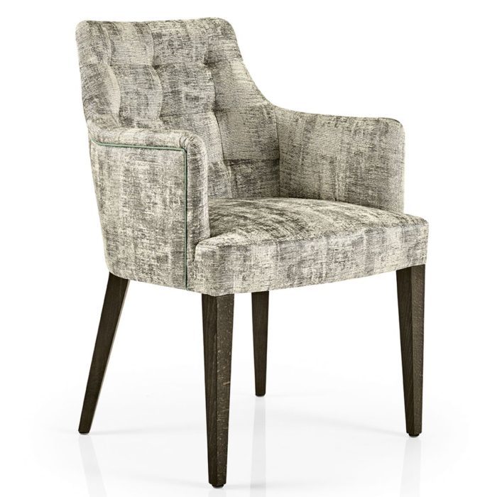 hanna dining armchair with quilted inner back