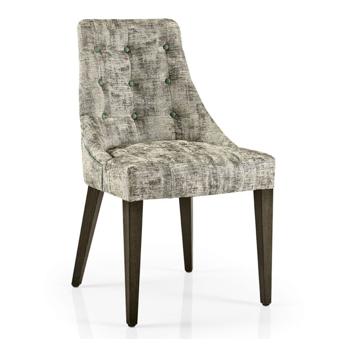 hanna dining chair with buttoned inner back
