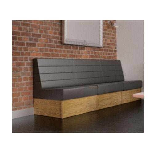 Horizontal Fluted Fixed Seating