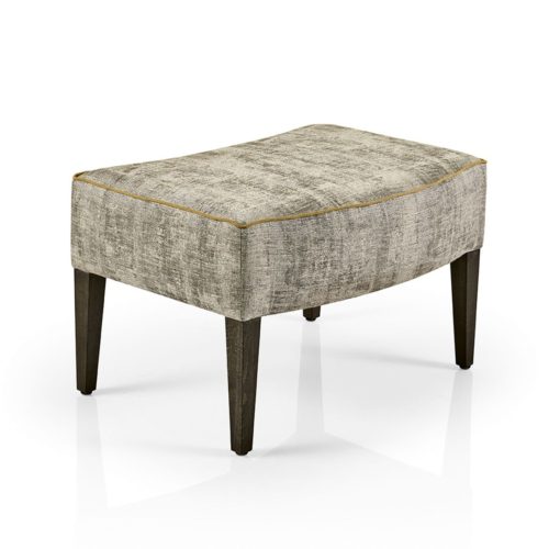 hanna footstool with piping detail