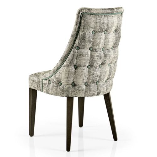 hanna highback chair with buttoned outer back