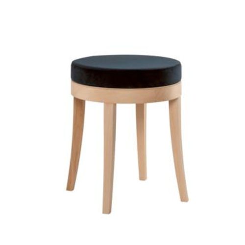 low stool with thick seat pad