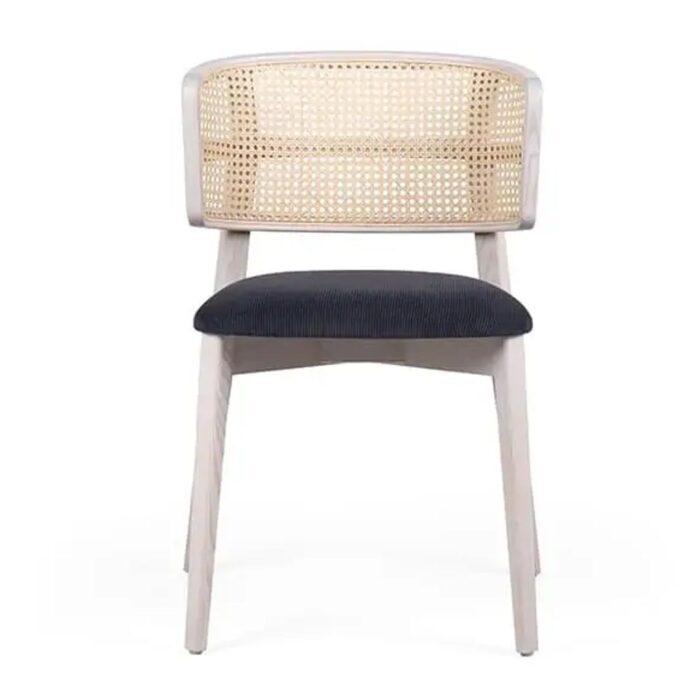 Coffee Wicker Armchair - Image 3